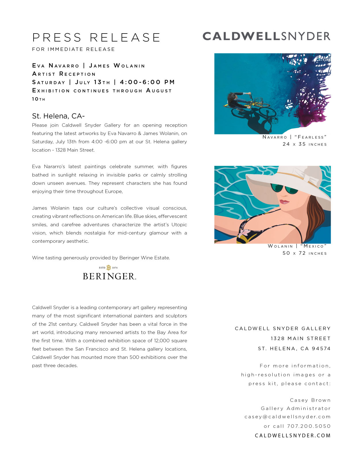 Eva Navarro | James Wolanin Artist Reception